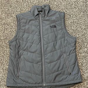 The North Face like new grey down vest XL